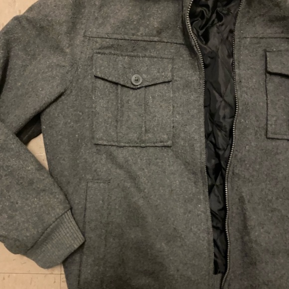 J ferrar wool modern fit quilt lined wool jacket mens large - Picture 9 of 9